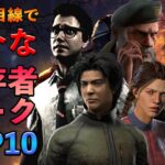 キラー目線で厄介な生存者のパーク勝手にTOP10【PS4版 Dead by Daylight】#171