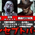 【DbD】キラーのコンセプトパーク6選【ゆっくり解説】