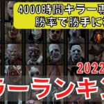 4000時間キラー専門が全キラーを勝手にランキングしてみた『デッドバイデイライト/DBD』