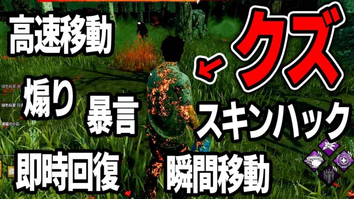 【※胸糞注意】クズ過ぎる害悪チーターをキラーと協力して倒そうとした結果…【Dead by Daylight / デッドバイデイライト】