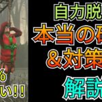 【DbD】もがき脱出率が4%は勘違い！本当の確率と自力抜けを防ぐ方法を解説します(キラー：ツインズ)