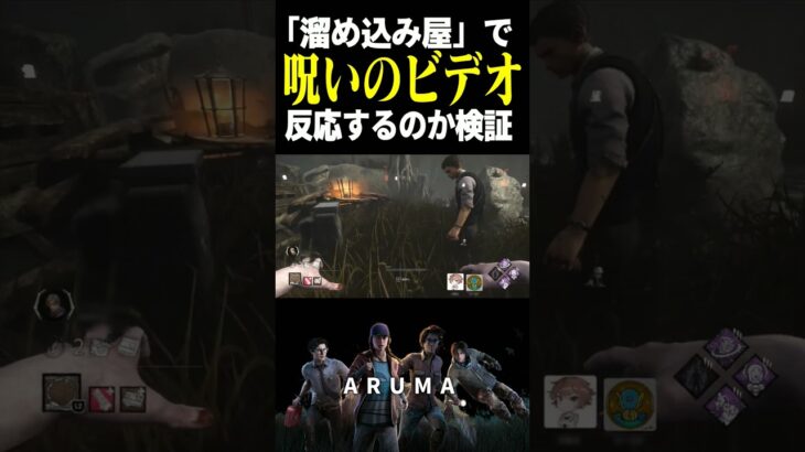 【DBD】溜め込み屋で呪いのビデオ反応するのか 貞子リワークを検証（チェイス攻略 デッドバイデイライト Dead by Daylight デドバ ゲーム実況配信参加型live）