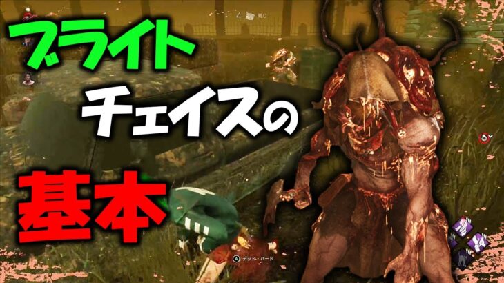 【DbD】ブライトとのチェイスは回り込めない障害物を意識しよう!!【サバイバー】