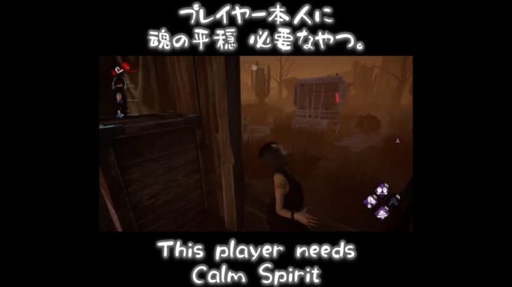 【DBD/デドバ】プレイヤー本人に魂の平穏 必要なやつ。This player needs Calm Spirit【Dead by Daylight/デッドバイデイライト】