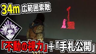 【DBD】新サバイバーの固有パーク「不動の視力」と「手札公開」を組み合わせた広範囲索敵が強い【デッドバイデイライト】Part867