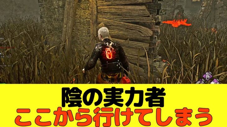 【DBD】パーク「陰の実力者」があればここからいけてしまう。