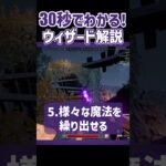 【Dark and Darker】クラス『ウィザード』についてのざっくり解説！DaDショート講座【ダークアンドダーカー / DaD】 #shorts