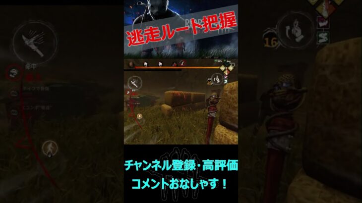 【DbDモバイル】逃走ルート把握【デッドバイデイライト】#shorts