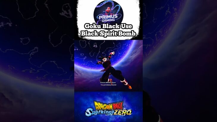 Goku Black using Black Spirit Bomb 💥 | #dragonballz #dragonballsparkingzero #dbsuper