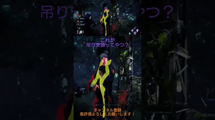【DBD】これが…噂の吊り交換…あっここでデッハか！ #deadbydaylight #ゲーム実況 #dbd #デッドバイデイライト #ゲーム #配信初心者 #エンジョイ勢 #dbd初心者