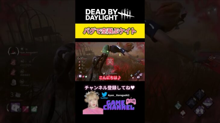 【DBD】バグで空飛ぶケイト！ #dbd #dead_by_daylight #バグ  #deadbydaylightsurvivor #デッドバイデイライト #deadbydaylight