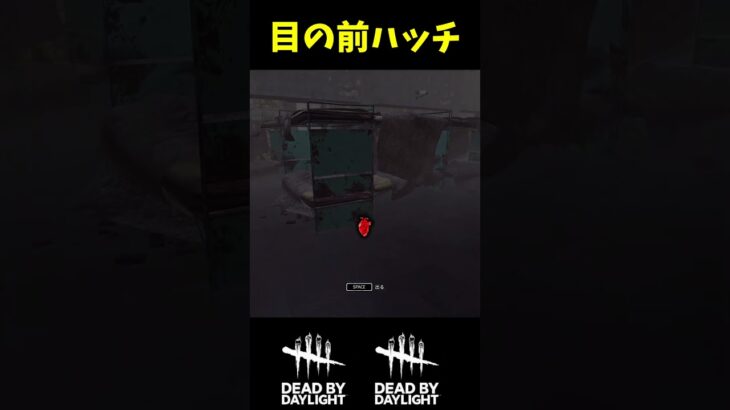 ハッチ勝負で奇跡の逆転！？『Dead by Daylight』#dbd  #dbdshorts #deadbydaylight