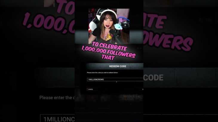 Crow charm code 🐦⬛ #dbd #deadbydaylight #gaming #dbdnews #dbdcodes