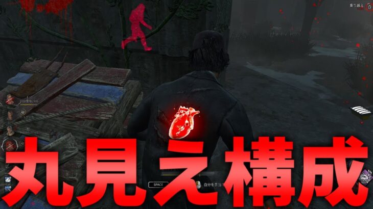 【DBD】何してもキラーのオーラが見えるスケスケ構成【デッドバイデイライト】